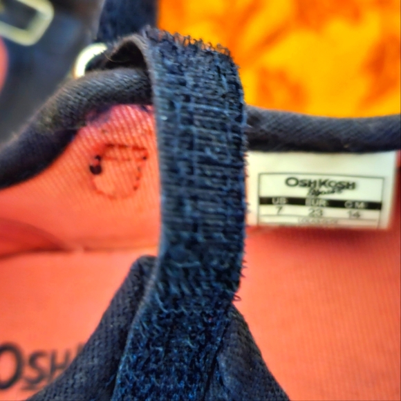 Oshkosh B'gosh Mary Jan's shoes/ Size 7/ Blue - Picture 5 of 5